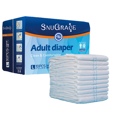 Une couche pour adultes jetable douce, respirante et à haute absorption, certifiée aux États-Unis.