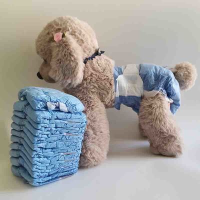 Couches pour animaux de compagnie pour les chiens Feuille en tissu ou en PE Fiche arrière Durable et écologique