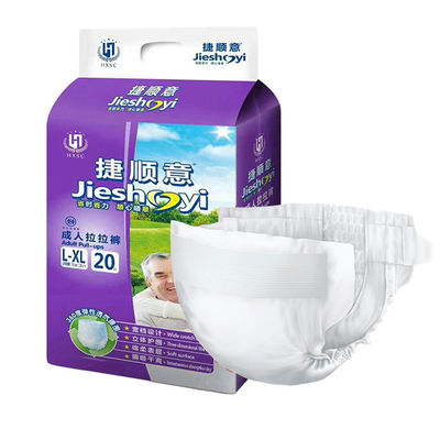 échantillon de couche adulte super épais avec tissu non tissé et canal de prévention des fuites 3D