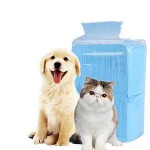 Entraînement Poudrier jetable pour animaux de compagnie 100% coton Poudriers pour salle de bain