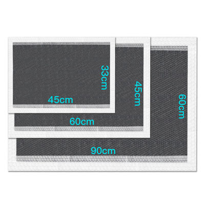 Pad de pipi pour animaux de compagnie en fibre de carbone bambou charbon 22X22 30X36 36X36 23X30 pour l'entraînement des chiots
