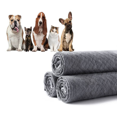 Pad de pipi pour animaux de compagnie en fibre de carbone bambou charbon 22X22 30X36 36X36 23X30 pour l'entraînement des chiots