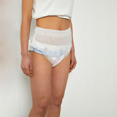 Femmes respirantes pour le resserrement vaginal Pantalon hygiénique jetable en coton pour les règles