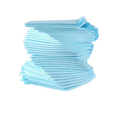 Underpad jetable à absorption lourde personnalisé en couleur bleue pour S M L XL Tailles 60 * 60