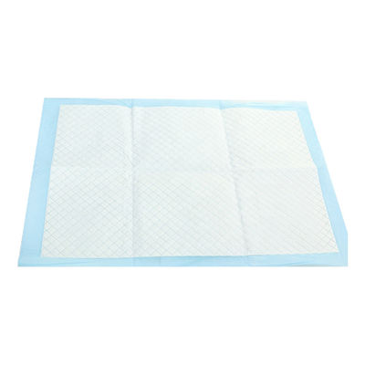Underpad jetable à absorption lourde personnalisé en couleur bleue pour S M L XL Tailles 60 * 60