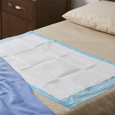 Tissu respirant à base de film PE, sous-vêtements absorbant pour l'hôpital, sous-vêtements jetables pour adultes, 60 x 90