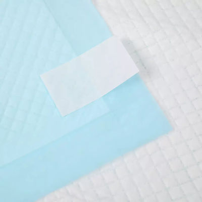 Tissu respirant à base de film PE, sous-vêtements absorbant pour l'hôpital, sous-vêtements jetables pour adultes, 60 x 90