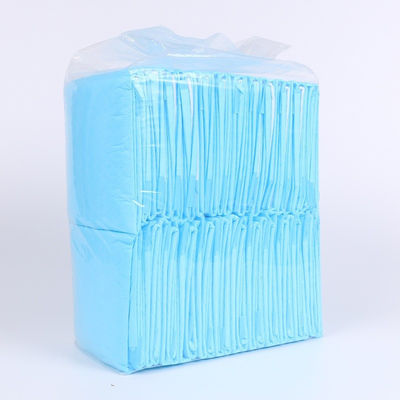Tissu respirant à base de film PE, sous-vêtements absorbant pour l'hôpital, sous-vêtements jetables pour adultes, 60 x 90