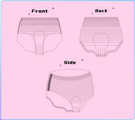 Pantalons à haute absorption pour femmes en période de mode de luxe Pantalons hygiéniques jetables en coton