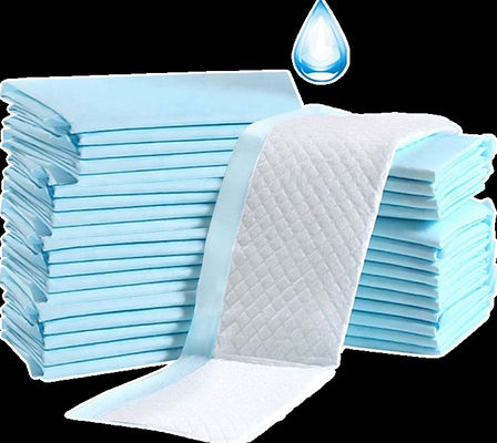 Incontinence pour adultes âgés sous-plaquette super absorbant conception sans cœur pour plus de commodité