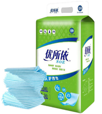 Adulte bébé doux respirant incontinence allaitement sous le matelas de lit absorbant jetable