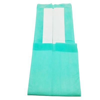 Plaquette supérieure non tissée douce, absorbant jetable pour les soins d'incontinence chez les personnes âgées