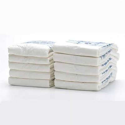 Couches pour adultes imprimées en feuille de dessus non tissée douce pour adultes de grande taille et de couche épaisse