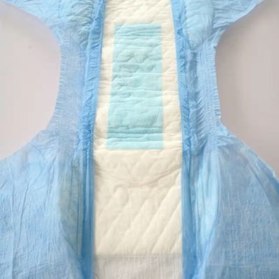 Couches pour adultes imprimées en feuille de dessus non tissée douce pour adultes de grande taille et de couche épaisse