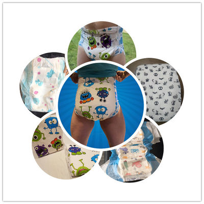Amateurs de couches pour adultes et bébés jetables taille XL avec type magique et autocollants PP