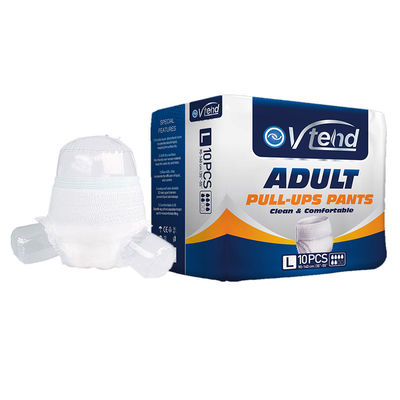 Pantalons de couches pour adultes doux et résistants aux fuites pour hommes et femmes au coût direct
