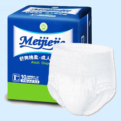 échantillon gratuit haut absorbant imprimé pantalon pour adultes couche M / L / XL XXL couches couches
