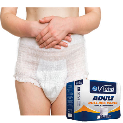 Pantalons de couche pour adultes Incontinence Entraînement direct jetable Pull up Pantalons pour l'hôpital