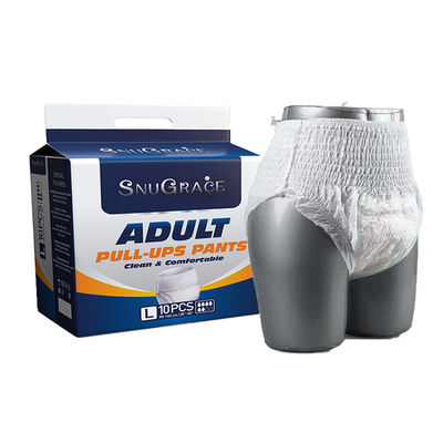 Pantalons à pull-up pour adultes en coton pour hommes et femmes