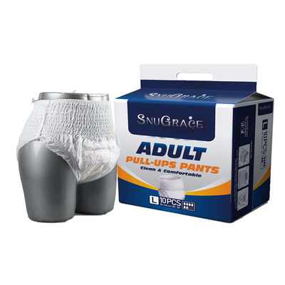 Unisexe pour seniors sous-vêtements absorbant jetable Pantalon court type avec style tissé simple