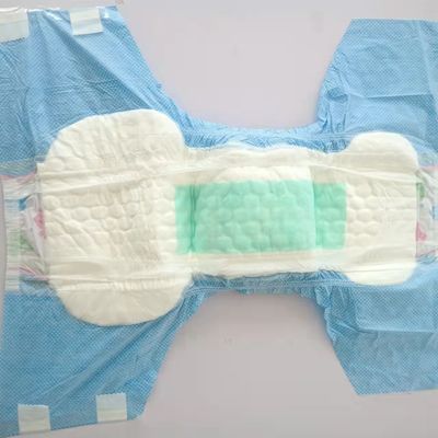 Une couche d'adulte ultra épaisse biodégradable avec une absorbance de 800 ml à 2700 ml et une impression colorée