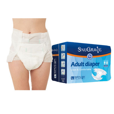 Adultes couches jetables en coton biologique imprimé pour adultes avec super absorbant