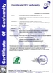 Chine Tianjin Wholesome Hygiene Products Co.,Ltd. certifications